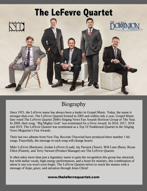 The LeFevre Quartet PRESS KIT