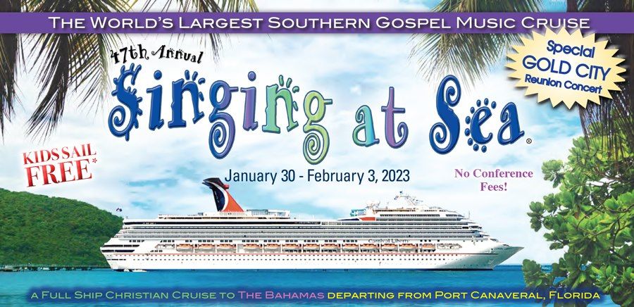 Singing at Sea Banner 1/30-2/3/2023