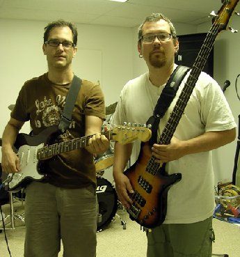 Andy & Sean in Chicago, Mike's Studio
