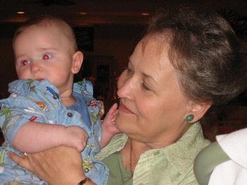 Baby Quinn and Proud Grandma
