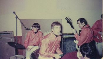 1969 GNP College Gig - L To R - Me - Bob May - Steve Whitsel - Dan Faulk
