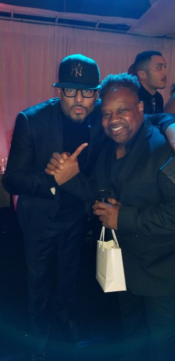 Having a laugh with Al B Sure at a Grammy event 2019!

