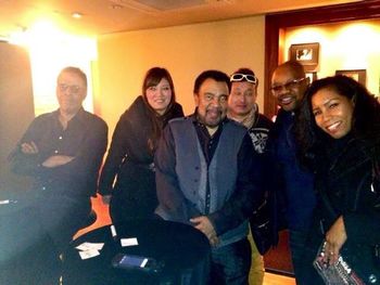 GREAT GEORGE DUKE (R.I.P.), Stanley Clarke after show at The Blue Note in Tokyo!!
