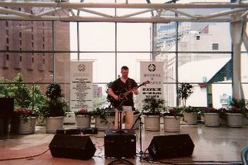 Performing at the Indianapolis Arts Garden; Circle Center Mall
