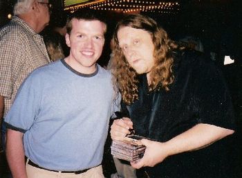 With guitarist Warren Haynes of the Allman Brothers' Band and Government Mule
