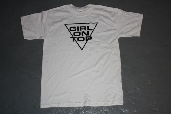 Girl On Top (White T-Shirt)