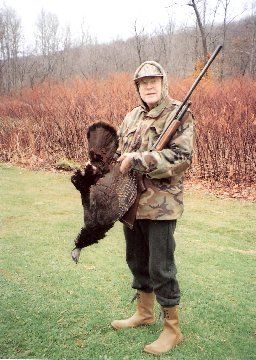 Bill shot this de-licious hen with his twelve gauge pump during the fall 2008 turkey season.
