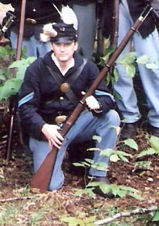 Corporal Pat Walker, Company I, 42nd Pennsylvania Volunteer Infantry; e-mail:  commix32@yahoo.com
