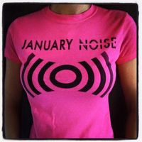 January Noise - Girls Fitted T-Shirt (Pink)