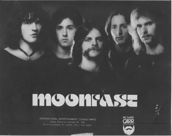 MOONFAST-1976- LtoR- Glenn Evans, Paul Antelec, Inky Fair, Tom Yates & Doug Betschart.
