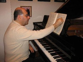 Vladimir at composing...
