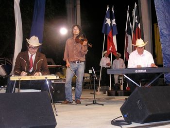 Chris Scruggs, Billy Contreras and Floyd Domino Texas Western Swing Hall Of Fame Show
