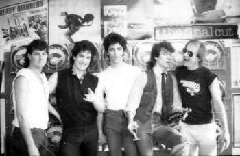 The B'zz Record Store signing! 1980s!
