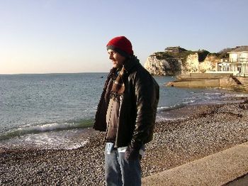 looking out over freshwater bay, isle of wight
