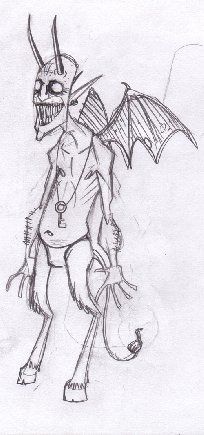 Demon Sketch #2 by Nick Johnson

