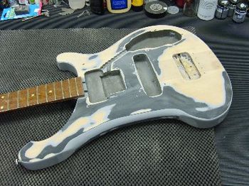 Before - This '67 Rickenbacker was in dire need of a complete restoration
