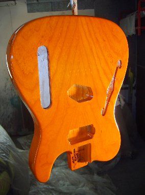 Now on to the 'Gretsch Orange' shader coats
