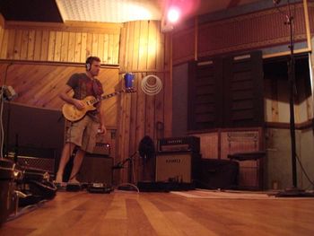 Ryan DeSiato recording at Congress House Studio
