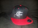 YT Music Embroidered Snapback Black/Red