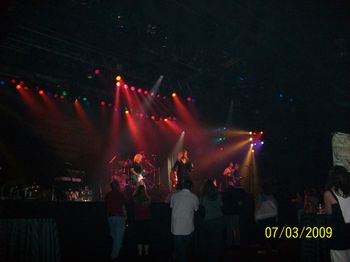 Monsters of Classic Rock tour, with Terry Ilous (XYZ, Great White), Greg Douglass (Steve Miller Band), Chris Slade (AC/DC, The Firm), and Mario Cipollina (Huey Lewis & the News)
