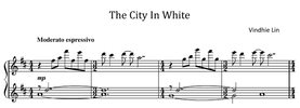 The City In White - Music Sheet
