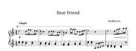 Dear Friend - Music Sheet