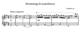 Drowning In Loneliness - Music Sheet