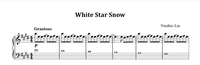 White Star Snow - Music Sheet