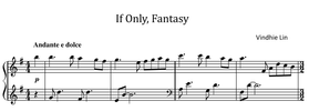 If Only, Fantasy - Music Sheet