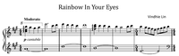 Rainbow In Your Eyes - Music Sheet