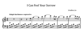 I Can Feel Your Sorrow - Music Sheet