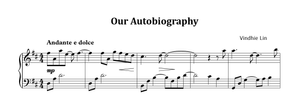 Our Autobiography - Music Sheet