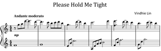 Please Hold Me Tight - Music Sheet