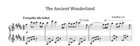 The Ancient Wonderland - Music Sheet