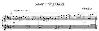 Silver Lining Clouds - Music Sheet