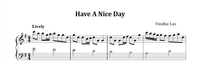 Have a Nice Day - Music Sheet