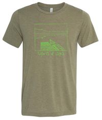 'These Times' Tee - Heather Olive