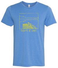 'These Times' Tee - Heather Columbia Blue