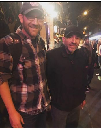 meeting my hero comedian Dave Attell in 2016
