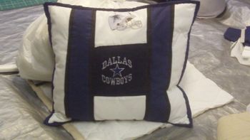 Dallas Cowboys throw pillow
