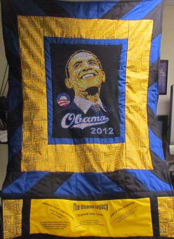 Obama "Legacy" display quilt

