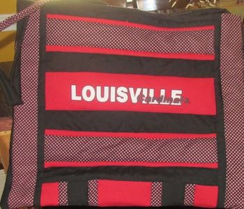 "Louisville Cardinals" shoulder bag - $35
