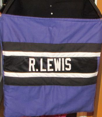 Ray Lewis shoulder bag (back)

