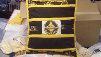 Steelers throw pillow - $35
