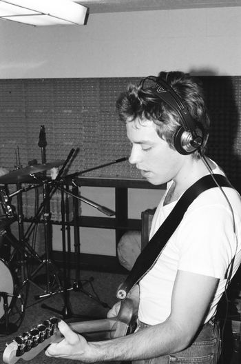 Bam Bam, Tommy Martin -  Reciprocal Recording Studio 1984.(pic by David Ledgerwood)
