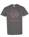 All Tree's Tee's (Blue Heart; Size Children XSm-Large)