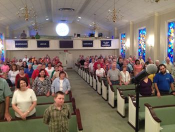 Some of the folk from MCKenzie First Baptist in Tennessee.
