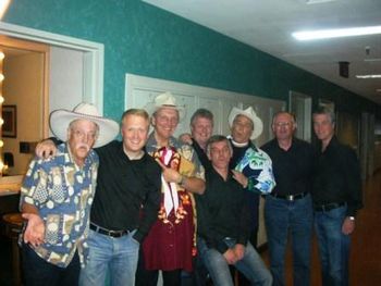 Live Issue with their friends and Opry hosts, Riders in the Sky
