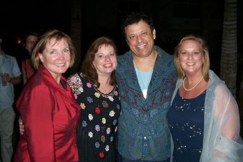 Joan with friends and Paul Rodriguez
