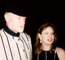 Mike Love of the Beach Boys and Joan at a Grammy event
